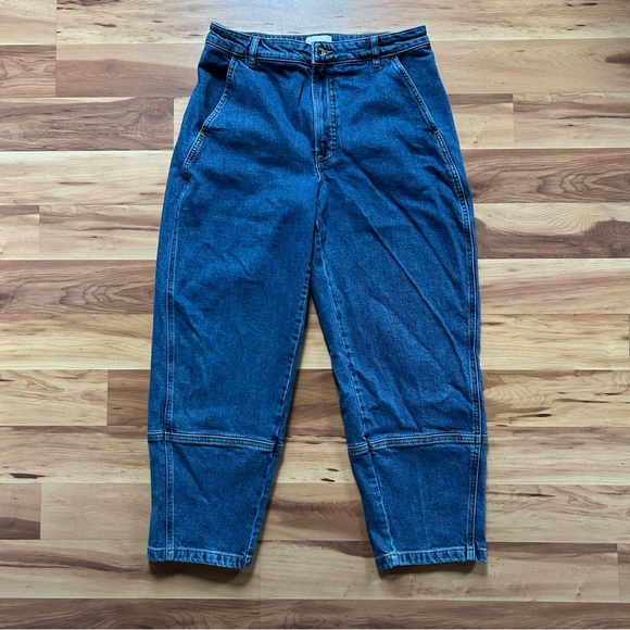 NWOT Everlane Utility Barrel Jeans in New Blue - Picture 2 of 6